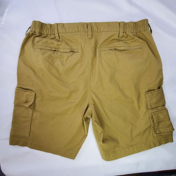 Orvis Shorts Mens 40 Brown Tech Cargo Performance Outdoor Nylon Stretch Waist - Picture 7 of 8
